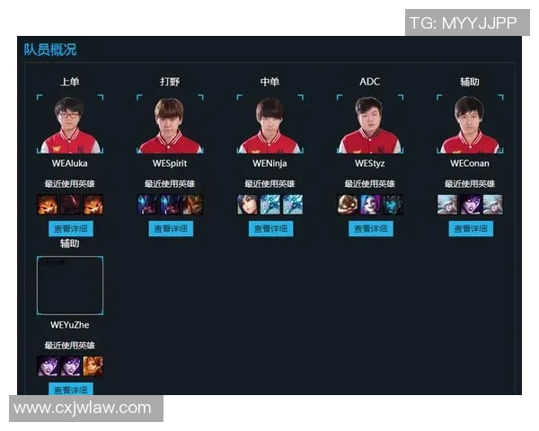 英雄联盟深度解析：WE战队的比赛经验与策略揭秘